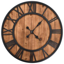 Vintage Wall Clock with Quartz