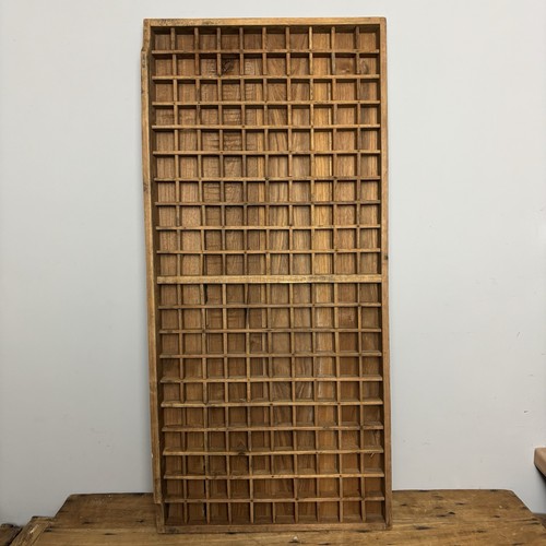 Vintage wooden printers tray - printers,