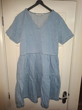 Primark Denim Dress Size 14