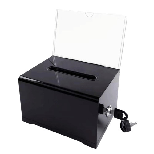 Solid ballot box acrylic - solid,