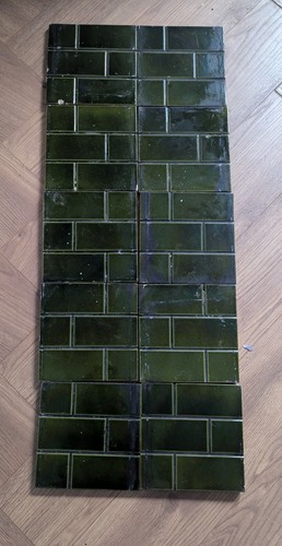 Set reclaimed green - green, brick