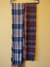 2x Wooly Long Fringed Blue