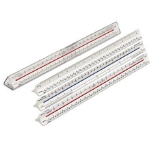 12" imperial triangular scale