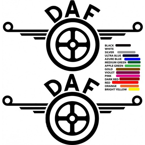 Daf old logo lorry - hgv, decal