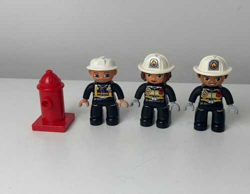 Lego duplo firefighter figures - lego,