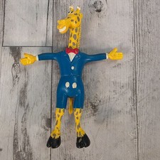 GEOFFREY GIRAFFE RUBBER BENDY DOLL TOYS R US mascot RARE Figure Vintage