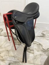 17” Thorowgood Dressage Saddle - Black (MDR)