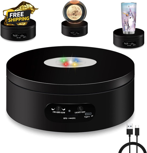 Led rotating display stand - led,