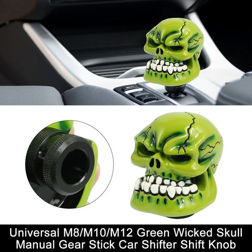 Green human wicked skull - human,