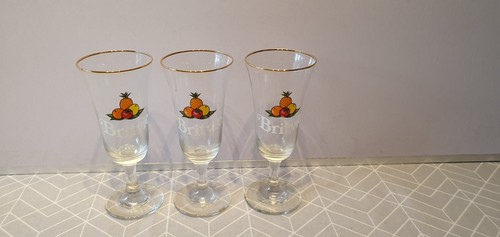 Vintage britvic glasses 3 - glasses, x