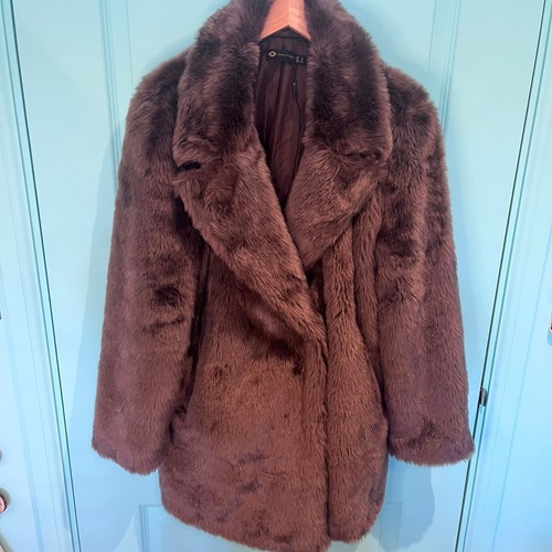 Fake fur size chocolate - fake,