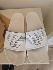 Emporio Armani Men's EA7 Sportswear Seaworld Slides Sandals Size EU45 UK10.5