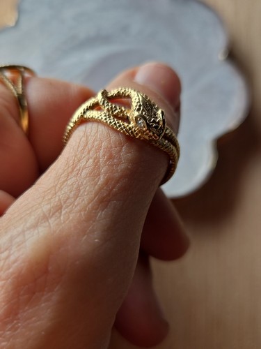 15ct vintage gold - gold, ring