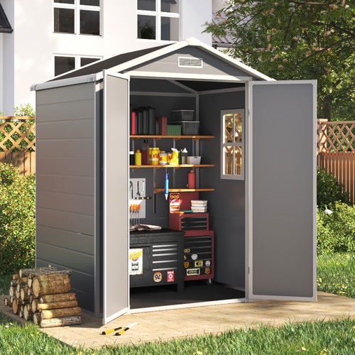 Plastic outdoor storage shed - storage,