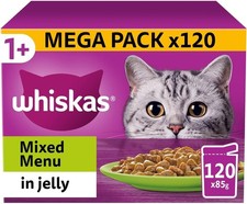 120 x 85g Whiskas 1+ Mixed
