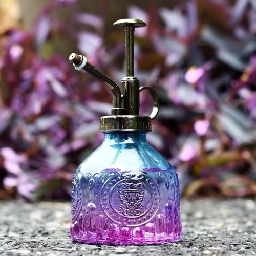 Vintage glass plant mister - glass,