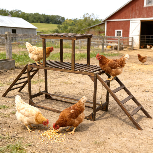 Width wooden chicken - width,