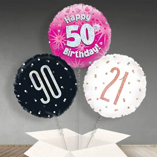 Age helium balloons inflated - age,