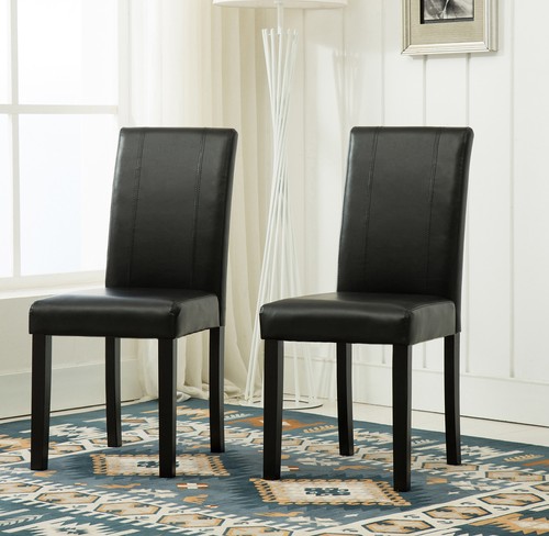 Faux leather dining - leather,