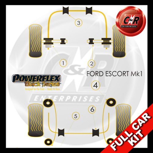Powerflex black complete bush - powerflex,
