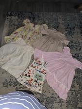 Bundle Girls Handmade Dresses Spanish Style Age 3-6 Months And 6-9 Months