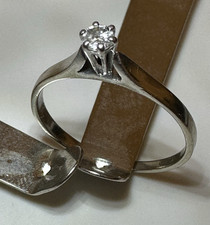 18k 18ct Solid White Gold