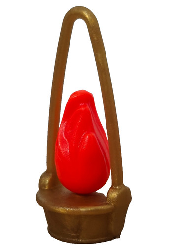 Playmobil golden flame lamp - golden,