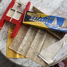 Vintage model boat kit.  Veron Catakit. very rare . Early 1970s. Part built  