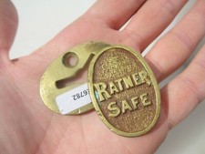 Victorian Brass Safe Keyhole