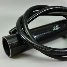 Black Silicone Straight Reinforced Hose Coolant Water Turbo Boot Inlet Pipes