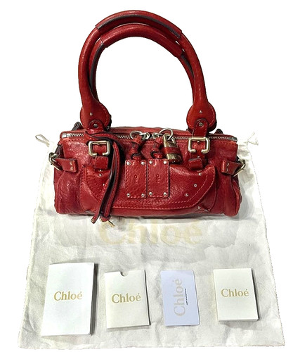 Chloe mini paddington - paddington, cadena