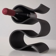 Wine rack black classy curved - rack,