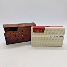 Vintage Perdio Transistor Radio w Cover Londoner PR 7 1960/61 Partially Tested