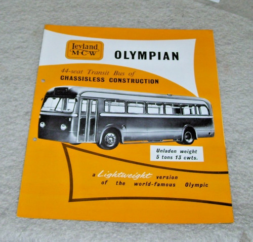 Leyland mcw olympian seat - mcw, 44