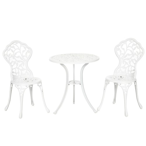 Outsunny aluminium bistro set - outsunny,
