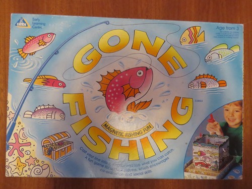 Vintage gone fishing - gone,