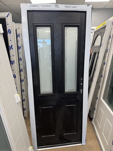 Brand new black composite - brand, door