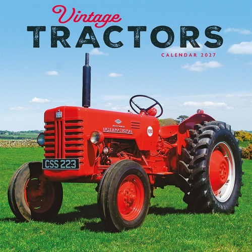 Vintage tractors calendar - vintage,