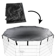 KCT PET PLAY PEN 8 PANEL BLACK