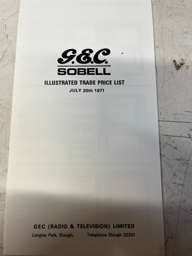 Gec sobell trade price - sobell,