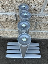 4 IKEA GALANT T LEGS (GRAY)
