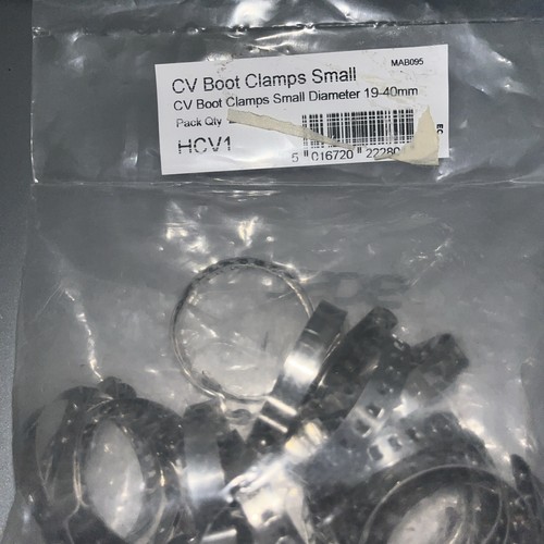 Joint boot clips clamps - cv,