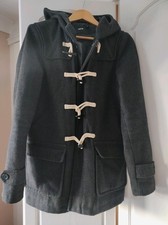 Men’s ASOS Charcoal Grey Duffle Coat - Size Small - Chest 36-38” 