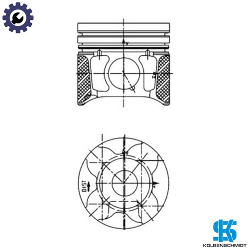 Piston 40179600 std for - piston,