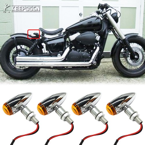 4pcs mini bullet turn signals - 4pcs,