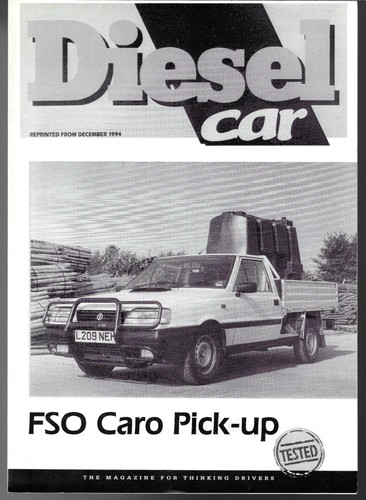 Fso caro pick - caro, pick-up