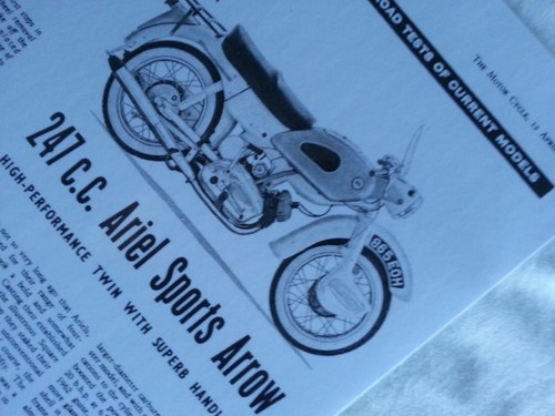 Ariel sports arrow 250cc - sports,