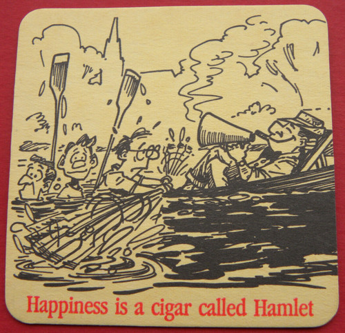 Hamlet cigars beer mat - hamlet,