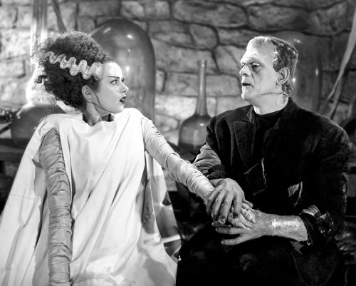 Elsa lanchester and boris - and,