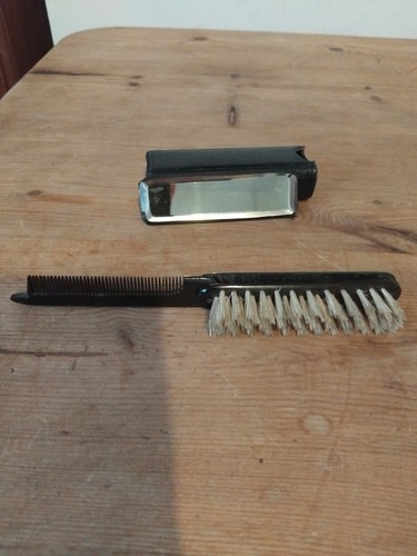 Vintage bakelite folding - vintage, comb